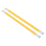 2pcs 10W COB LED Strip Lights Bulb Lamp 12-14V 1000LM for DIY 200x10MM Warm White