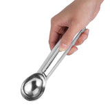Portable Metal NOn stick Anti feeze Ice Cream Scoop Spoon Kitchen Tool (Bright Silver)