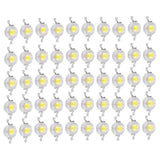 50pcs SMD 1W LED Lamp Bulb Beads Chip For Home Floodlight Spotlight High Power Cool White