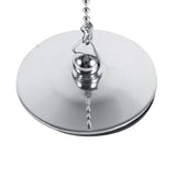Chrome Kitchen Sink Bathroom Bathtub Drain Cover Stopper Solid Metal Waste Plug With Chain In Australia - Darrahopens