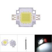 10Pcs 10W LED SMD Chip COB DC 9‑10V For Lamp Flood Light Beads Bulb High Power Cool White