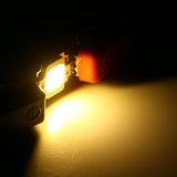 10Pcs 10W LED SMD Chip COB DC 9‑10V For Lamp Flood Light Bulb Replacement Warm White