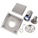 304 Stainless Steel 110 X 110mm Bathroom Shower Tile Insert Square Shower Floor Drain Strainer In Australia - Darrahopens