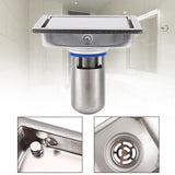 304 Stainless Steel 110 X 110mm Bathroom Shower Tile Insert Square Shower Floor Drain Strainer In Australia - Darrahopens