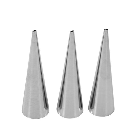 3pcs Pack Stainless Steel NOn Stick Dessert Cannoli Croissant Tubes Baking Tool Mold (S) In Australia - Darrahopens