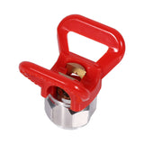Airless Paint Spray Sprayer Gun Tip Guard Nozzle Seat Replacement Universal Tool Red New