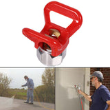 Airless Paint Spray Sprayer Gun Tip Guard Nozzle Seat Replacement Universal Tool Red New