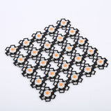 25Pcs/Pack 3W Full Spectrum 380nm-840nm Wavelength Led Plant Grow Light Chips (With 20mm PCB) In Australia - Darrahopens