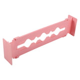 Adjustable Clapboard Home Kitchen Drawer Divider Partition Storage Organizer (Pink)