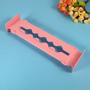 Adjustable Clapboard Home Kitchen Drawer Divider Partition Storage Organizer (Pink)