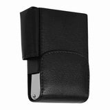 Cigarette Case PU Leather Smoke Tobacco Pouch Lighter Holder Storage Box Container Black