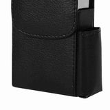 Cigarette Case PU Leather Smoke Tobacco Pouch Lighter Holder Storage Box Container Black