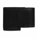 Cigarette Case PU Leather Smoke Tobacco Pouch Lighter Holder Storage Box Container Black