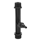 Irrigation Tube Fertilizer Mixer Injector Garden Water Device Plastic Black G3/4 Inch