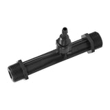 Irrigation Tube Fertilizer Mixer Injector Garden Water Device Plastic Black G3/4 Inch