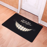 Funny Door Mat Rubber Floor Rug NOn slip Pad Indoor Outdoor Doormat Carpet 4#We're All Mad Here In Australia - Darrahopens