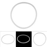 Replacement Clear Silicone Gasket Sealing Ring for Home Pressure Cooker Kitchen Tool (Inner Diameter 26cm)