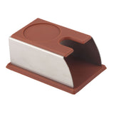 Coffee Tamper Holder Coffee Powder Maker Stand Rack Tool Stainless Steel Silicone (Coffee) In Australia - Darrahopens