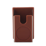 Coffee Tamper Holder Coffee Powder Maker Stand Rack Tool Stainless Steel Silicone (Coffee)