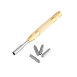 38pc Automatic Letter Number Stamping Metal Punch Stamp Set Tool Kit for Plastics Leather Mark