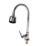 Zinc Alloy Swivel Spout Single Handle Sink Kitchen Faucet Pull Down Spray Cold Water Tap
