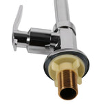 Zinc Alloy Swivel Spout Single Handle Sink Kitchen Faucet Pull Down Spray Cold Water Tap