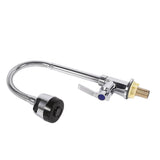 Zinc Alloy Swivel Spout Single Handle Sink Kitchen Faucet Pull Down Spray Cold Water Tap