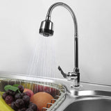 Zinc Alloy Swivel Spout Single Handle Sink Kitchen Faucet Pull Down Spray Cold Water Tap
