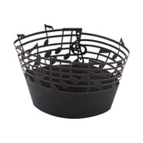 50Pcs Cupcake Papper Wrapper Musical Notes Hollow Out Wedding Birthday Party Decoration Black In Australia - Darrahopens