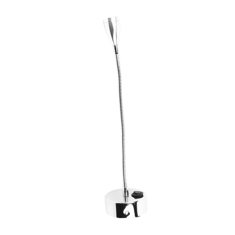 Silver LED Wall Lamps Flexible Gooseneck Bedroom Bedside Reading Light Cool White (Type 2) In Australia - Darrahopens