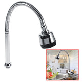1x 304 Stainless Steel Swivel Spout Kitchen Sink Faucet Pipe Fittings Single Handle Connection