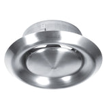 Adjustable Wall Ceiling Home Stainless Steel Air Vent Round Ventilation Duct Cover (100mm)