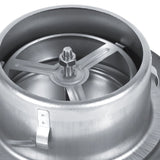 Adjustable Wall Ceiling Home Stainless Steel Air Vent Round Ventilation Duct Cover (100mm)