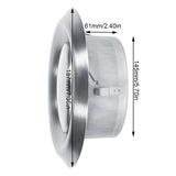 Adjustable Wall Ceiling Home Stainless Steel Air Vent Round Ventilation Duct Cover (150mm)