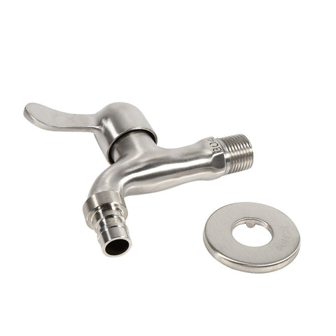 G1/2'' Washing Machine Tub Tap 304 Stainless Steel Chrome Clod Water Faucet (Sharp Mouth) In Australia - Darrahopens