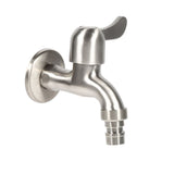 G1/2'' Washing Machine Tub Tap 304 Stainless Steel Chrome Clod Water Faucet (Sharp Mouth) In Australia - Darrahopens
