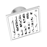 Stainless Steel Square AntiOdor Bathroom Floor Drain Waste Gate Shower Drainer Large Caliber(110*110mm) In Australia - Darrahopens