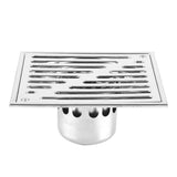 Stainless Steel Square AntiOdor Bathroom Floor Drain Waste Gate Shower Drainer Large Caliber(150*150mm) In Australia - Darrahopens
