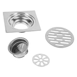 Thick Stainless Steel Square Antiodor Bathroom Floor Drain Cover Waste Gate Shower Drainer (Type 2) In Australia - Darrahopens