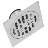 Thick Stainless Steel Square Antiodor Bathroom Floor Drain Cover Waste Gate Shower Drainer (Type 2) In Australia - Darrahopens