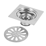 Thick Stainless Steel Square Antiodor Bathroom Floor Drain Cover Waste Gate Shower Drainer (Type 3) In Australia - Darrahopens