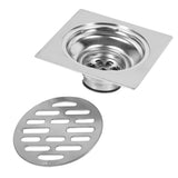 Thick Stainless Steel Square Antiodor Bathroom Floor Drain Cover Waste Gate Shower Drainer (Type 3) In Australia - Darrahopens