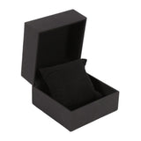 1Pc New Black PU Leather Watch Present Gift Display Case Bracelet Bangle Jewelry Storage Box