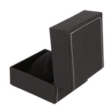 1Pc New Black PU Leather Watch Present Gift Display Case Bracelet Bangle Jewelry Storage Box