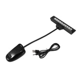 Portable 10 LED Clip on Music Stand Clamp Light Bedroom Desk Reading Lamp AC 110V ~220V 1# In Australia - Darrahopens