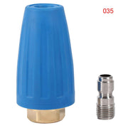 1/4" Quick Connect High Pressure Washer Cleaner Accessory Spray Turbo Nozzle 3000PSI 3.5