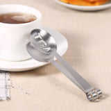 12CM Lightweight Stainless Steel Teabag Tongs Squeezer Strainer Grip Home Kitchen Craft Tool