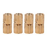 4pcs/pack Copper Cabinet Door Concealed Barrel Hinge for Worktops DIY Project 10mm