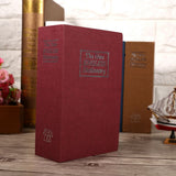1Pc Security Lock Dictionary Safe Secret Book Cash Money Jewellery Hidden Locker Box (Red)