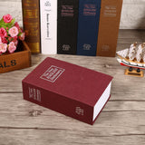 1Pc Security Lock Dictionary Safe Secret Book Cash Money Jewellery Hidden Locker Box (Red)
